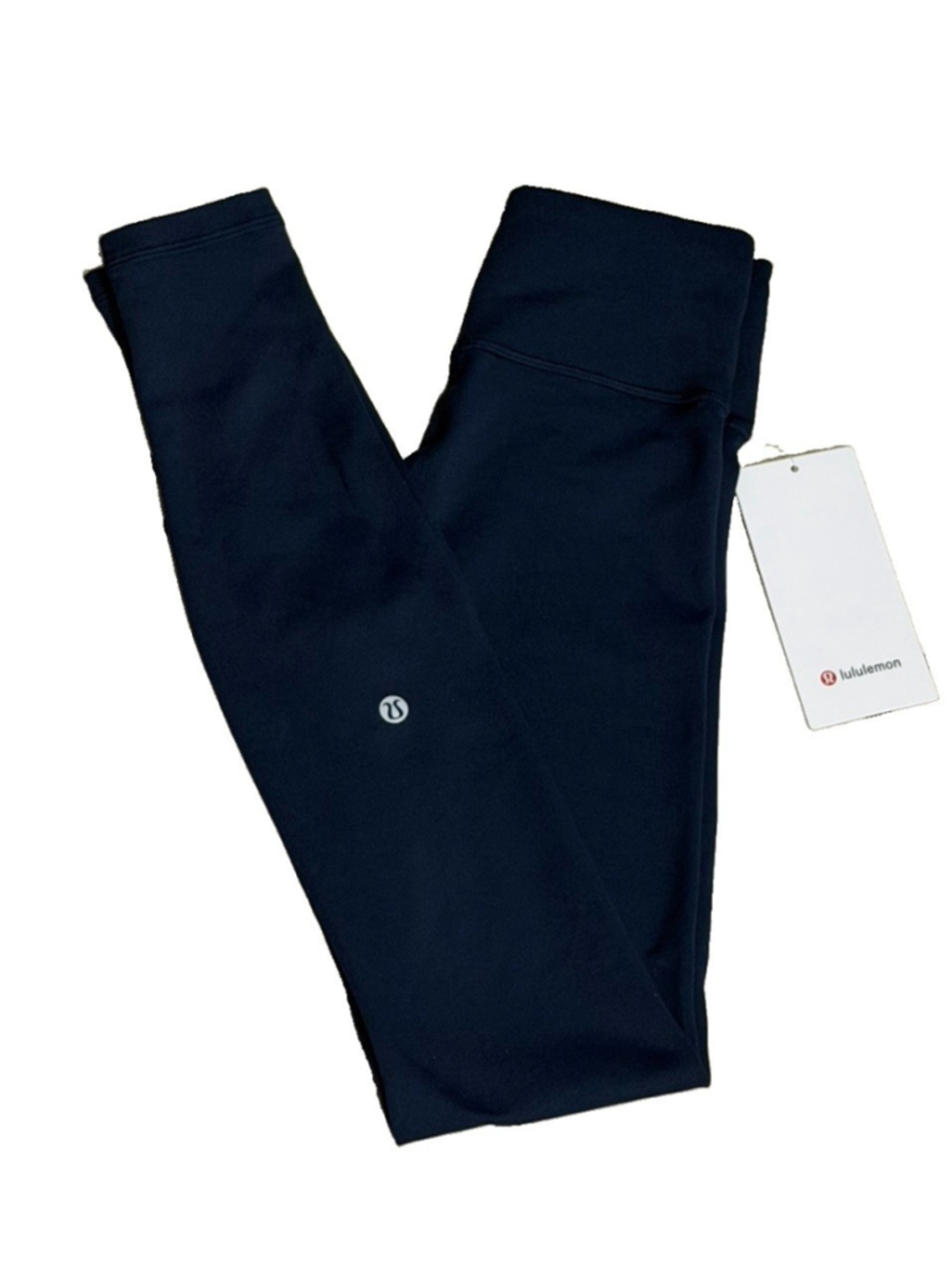 LULULEMON THERMAL HIGH RISE RUNNING LEGGING 28” TRUE NAVY COLOR SIZE 2